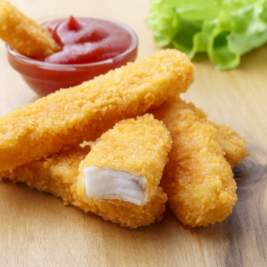 Finger Fish with Tzatziki Sauce